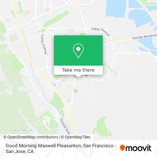 Good Morning Maxwell Pleasanton map