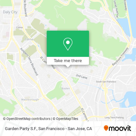 Garden Party S.F. map