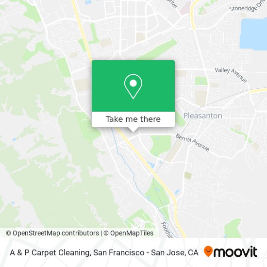 Mapa de A & P Carpet Cleaning