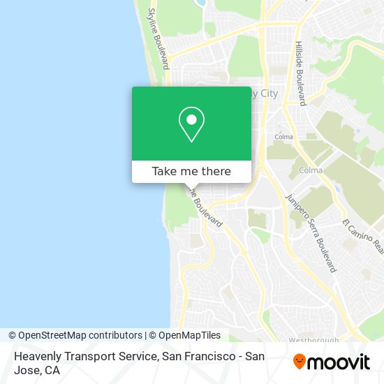Heavenly Transport Service map