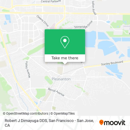 Mapa de Robert J Dimayuga DDS
