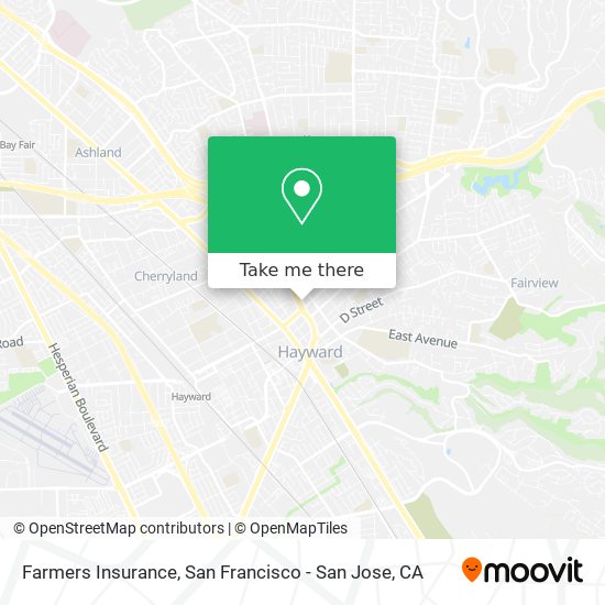 Mapa de Farmers Insurance