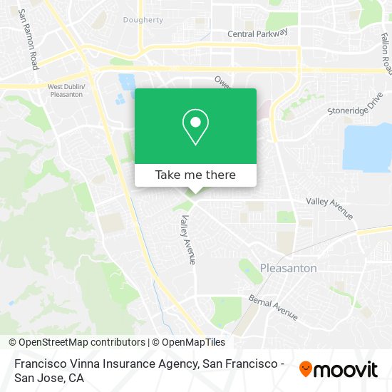 Francisco Vinna Insurance Agency map