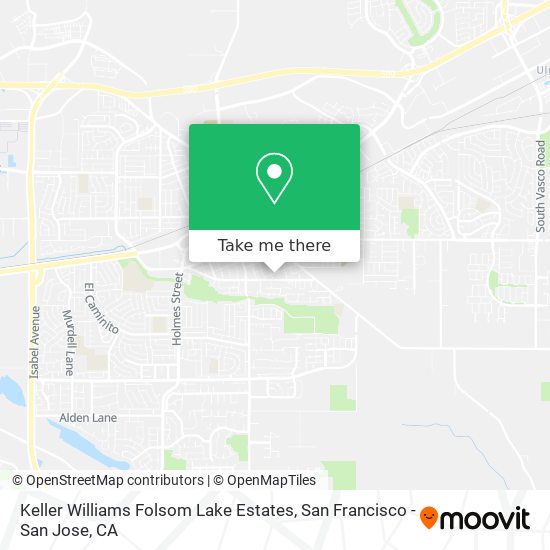 Mapa de Keller Williams Folsom Lake Estates