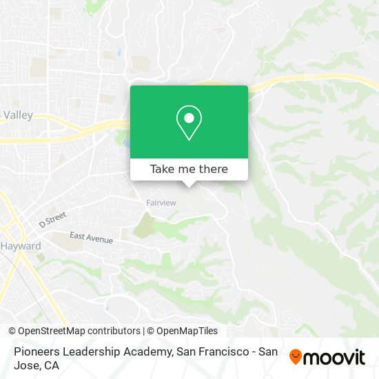 Pioneers Leadership Academy map