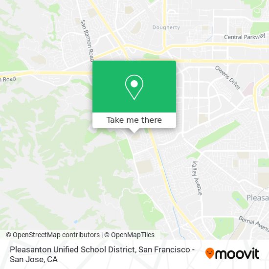 Mapa de Pleasanton Unified School District