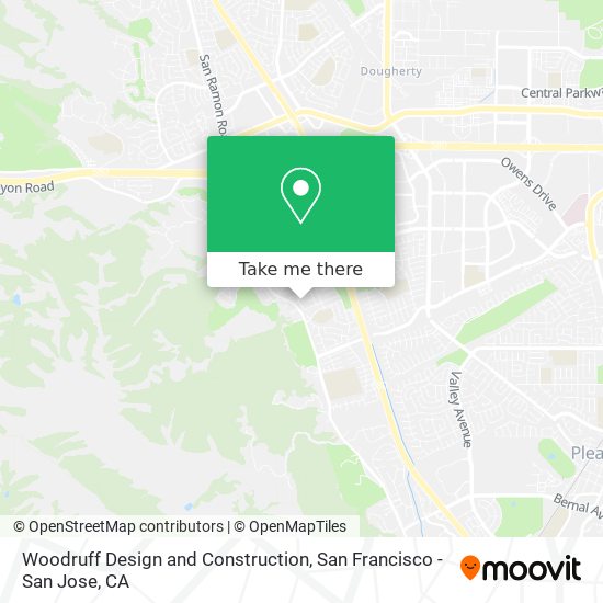 Woodruff Design and Construction map