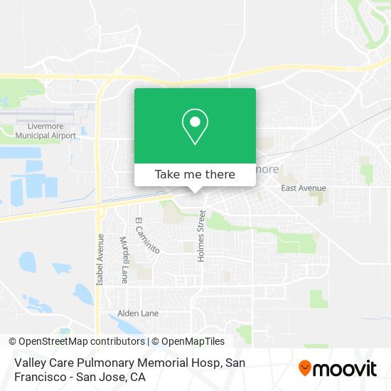 Mapa de Valley Care Pulmonary Memorial Hosp
