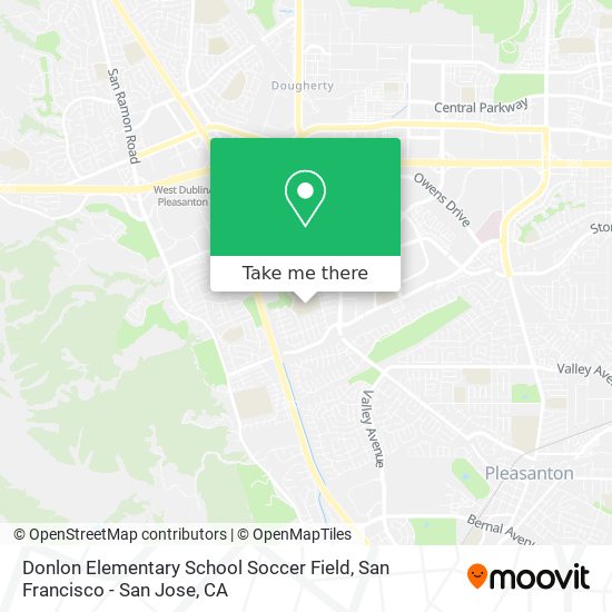 Mapa de Donlon Elementary School Soccer Field