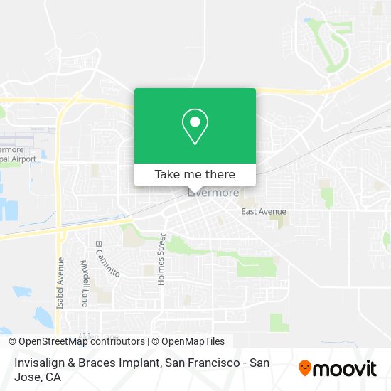 Invisalign & Braces Implant map