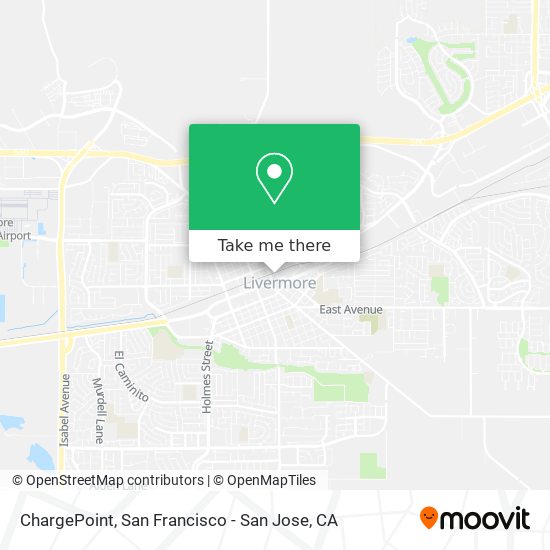 Mapa de ChargePoint