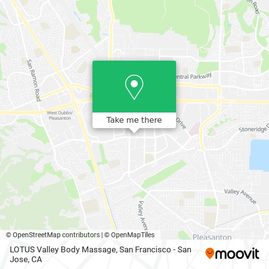 Mapa de LOTUS Valley Body Massage