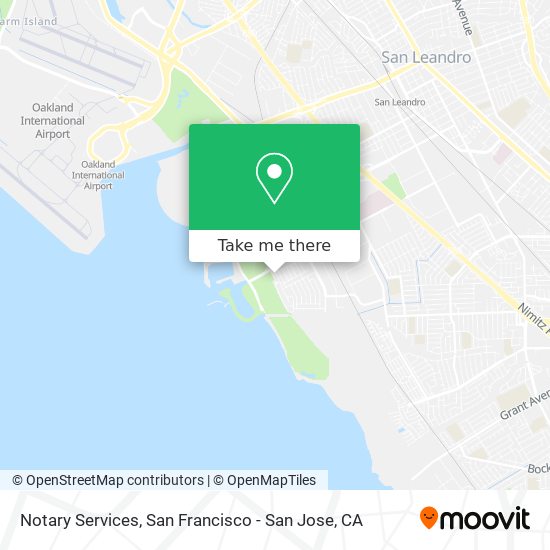 Notary Services map