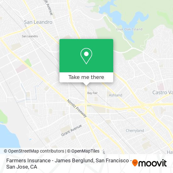 Mapa de Farmers Insurance - James Berglund