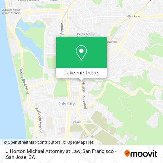 J Horton Michael Attorney at Law map