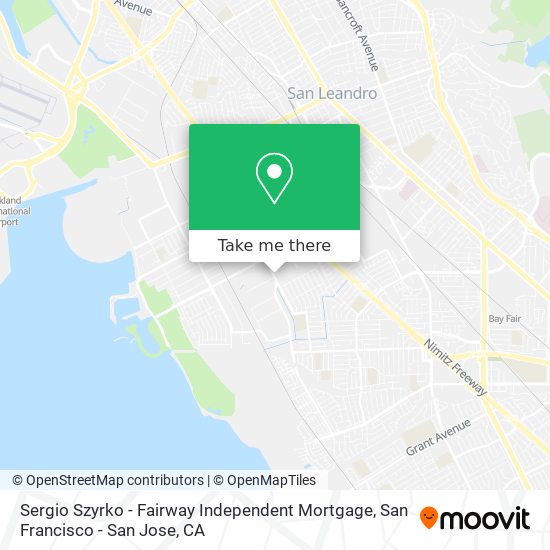 Mapa de Sergio Szyrko - Fairway Independent Mortgage