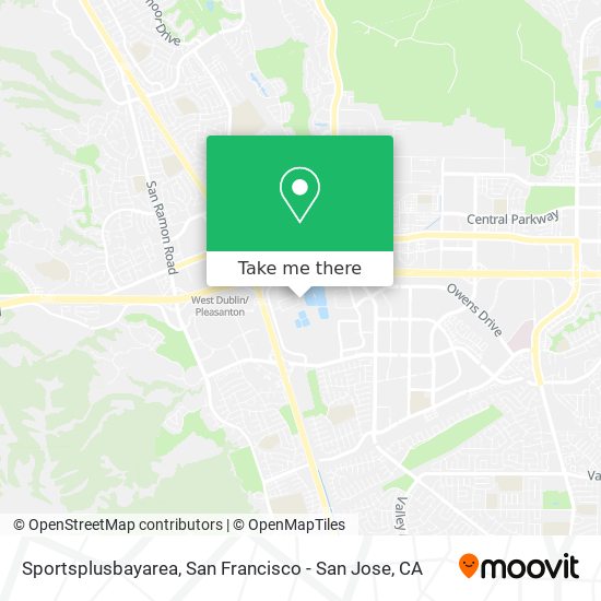 Mapa de Sportsplusbayarea