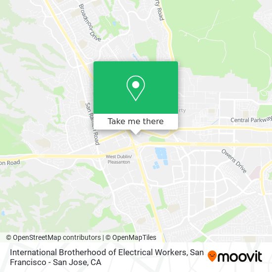 Mapa de International Brotherhood of Electrical Workers