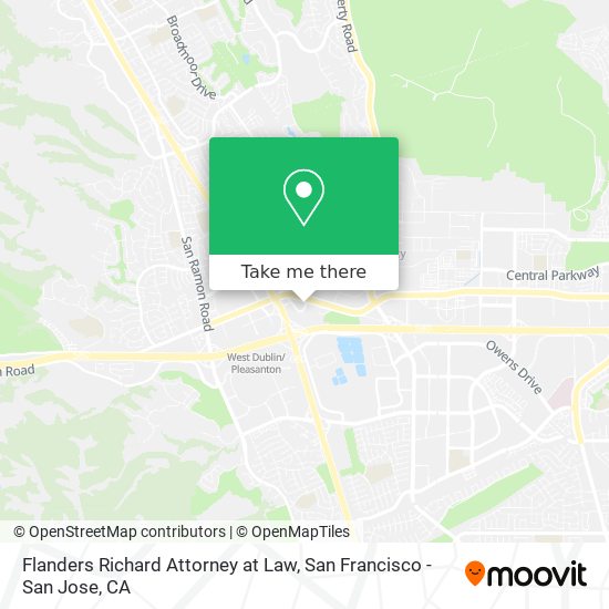 Flanders Richard Attorney at Law map