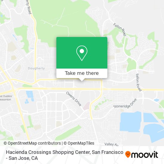 Hacienda Crossings Shopping Center map