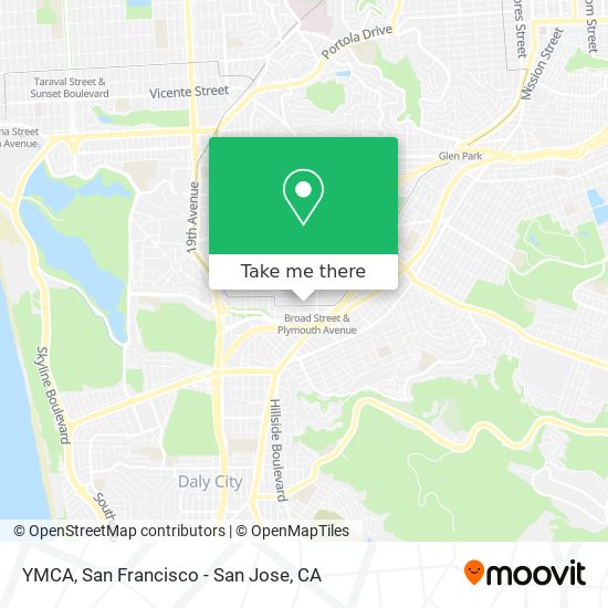 YMCA map