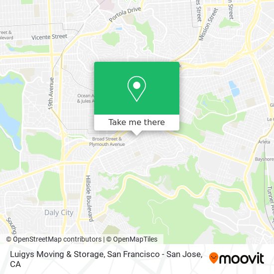 Luigys Moving & Storage map