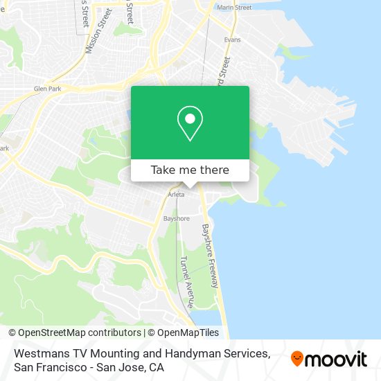 Westmans TV Mounting and Handyman Services map