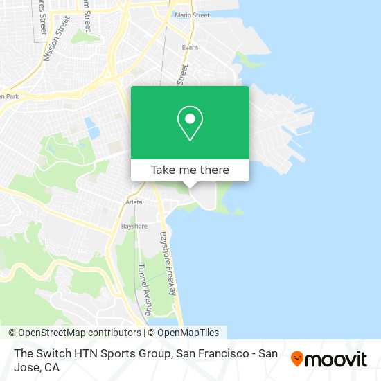 The Switch HTN Sports Group map
