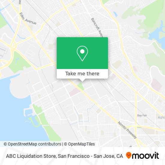 Mapa de ABC Liquidation Store