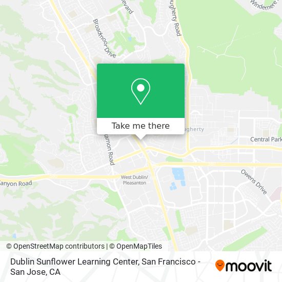 Mapa de Dublin Sunflower Learning Center