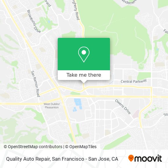 Quality Auto Repair map