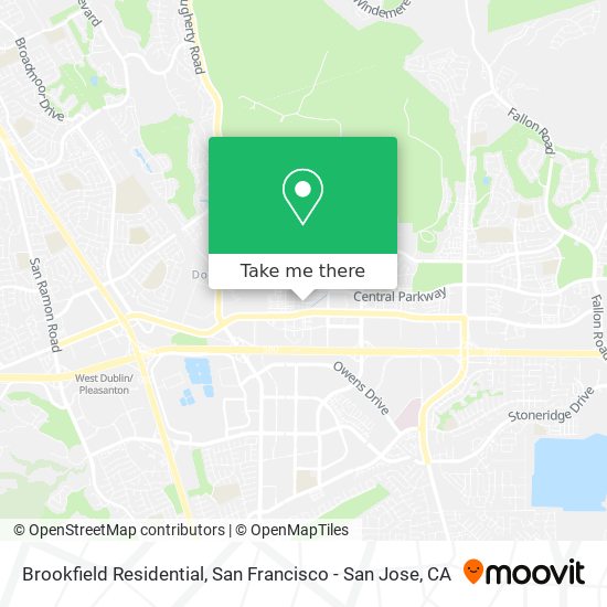 Brookfield Residential map
