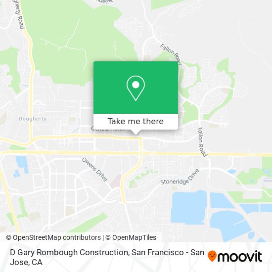 D Gary Rombough Construction map