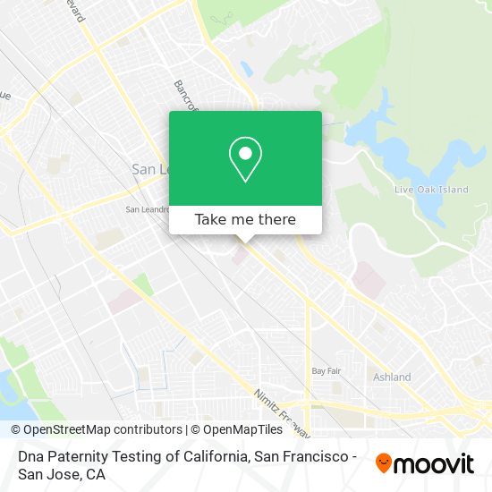 Mapa de Dna Paternity Testing of California