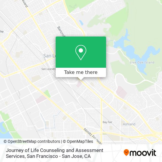 Mapa de Journey of Life Counseling and Assessment Services