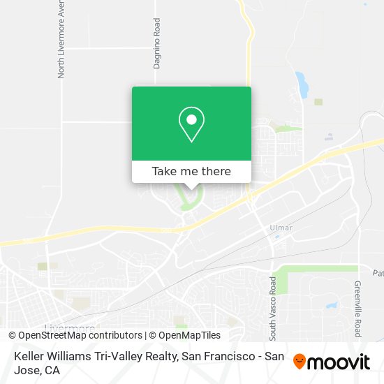 Mapa de Keller Williams Tri-Valley Realty