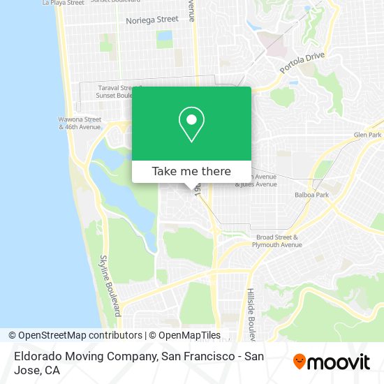 Mapa de Eldorado Moving Company