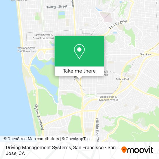 Driving Management Systems map