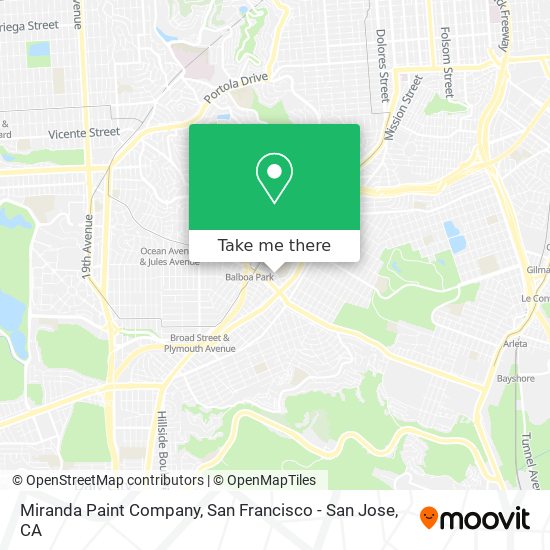 Miranda Paint Company map