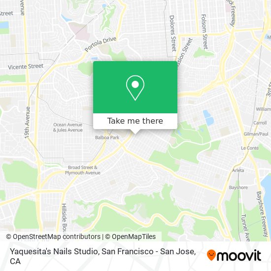 Yaquesita's Nails Studio map