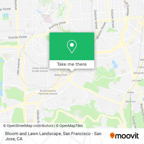 Bloom and Lawn Landscape map