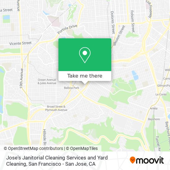 Jose's Janitorial Cleaning Services and Yard Cleaning map