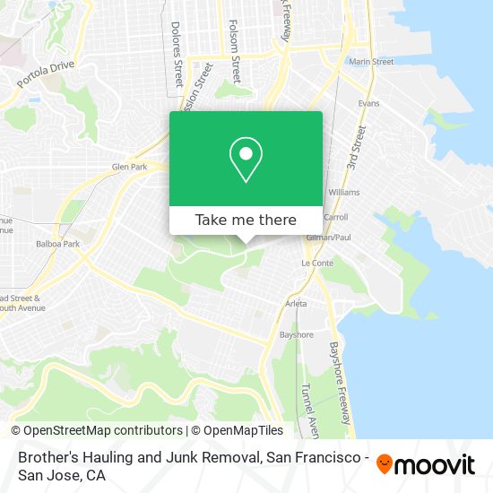 Mapa de Brother's Hauling and Junk Removal