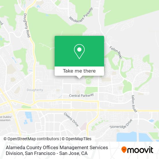 Alameda County Offices Management Services Division map