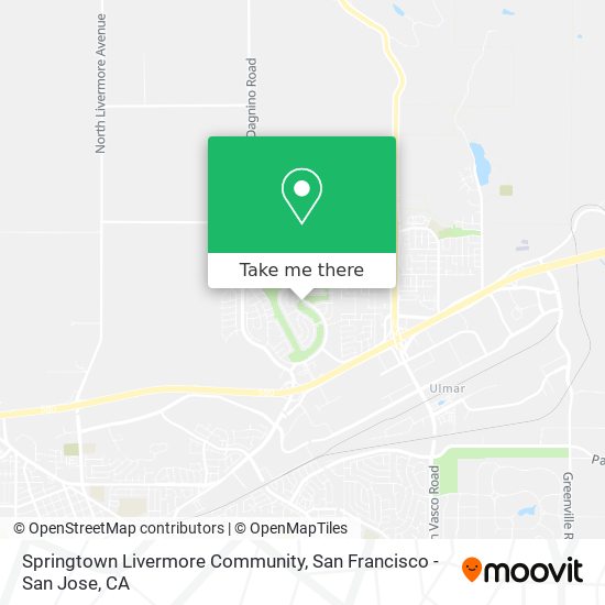 Mapa de Springtown Livermore Community