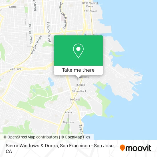Sierra Windows & Doors map
