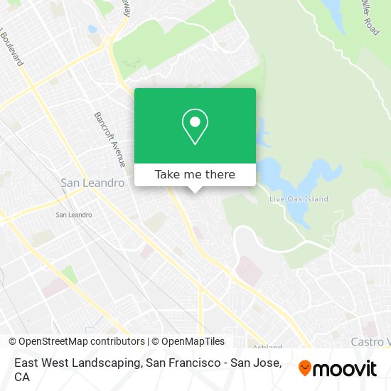 East West Landscaping map