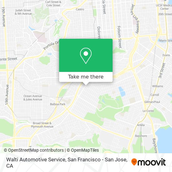 Mapa de Walti Automotive Service