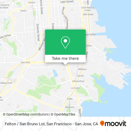 Mapa de Felton / San Bruno Lot