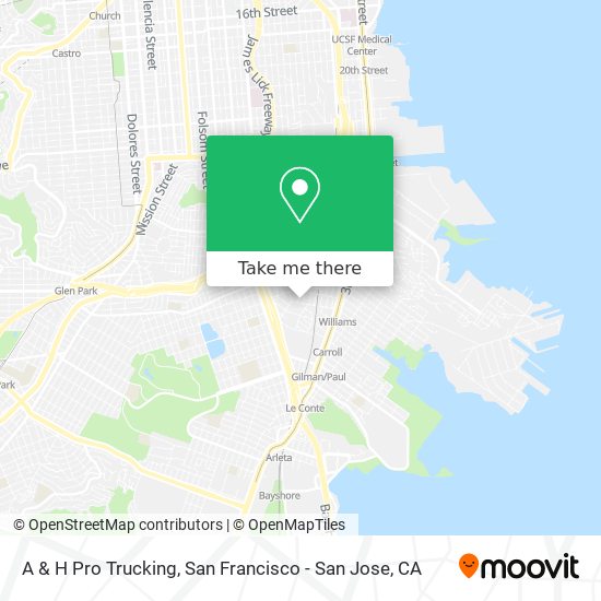 A & H Pro Trucking map